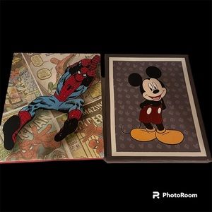 Spider-Man and Mickey Mouse Wall Art